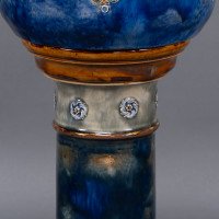 Royal Doulton. A Perfect Pair of Jardinieres on Matching Stands - Thumbnail 8