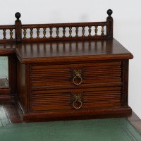Bruce Talbert, style of. By Gillow and Co. – Aesthetic Oak Knee Hole Desk - Thumbnail 6