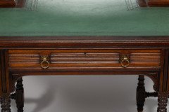 Bruce Talbert, style of. By Gillow and Co. – Aesthetic Oak Knee Hole Desk - Thumbnail 14