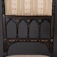 R. Whytock & Co., A Pair of Aesthetic Movement Ebonized & Parcel Gilt Side Chairs - Thumbnail 9