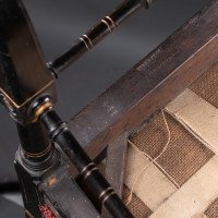 R. Whytock & Co., A Rare Set of Four Aesthetic Movement Walnut Ebonized & Parcel Gilt Side Chairs - Thumbnail 10