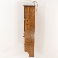 An Arts & Crafts Oak & Chequer Inlaid Wall Cabinet - Thumbnail 5