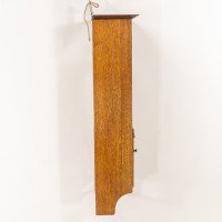 An Arts & Crafts Oak & Chequer Inlaid Wall Cabinet - Thumbnail 6