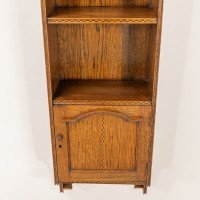 An Arts & Crafts Oak & Chequer Inlaid Wall Cabinet - Thumbnail 11