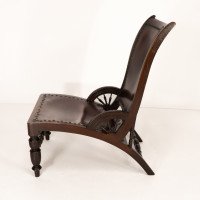 H. H. Richardson in the Style of E. W. Godwin an American Leatherette Side Chair - Thumbnail 4