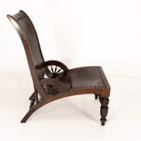 H. H. Richardson in the Style of E. W. Godwin an American Leatherette Side Chair - Thumbnail 5