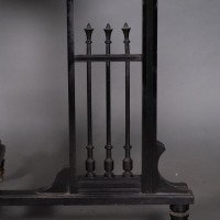 Aesthetic Movement Scissor Action Drop Leaf Side Table Made From Hungarian Ash - Thumbnail 14