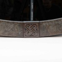 An Arts & Crafts Copper Plated Mirror with Hand Formed Celtic Details - Thumbnail 4