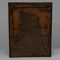 Liberty and Co. An Arts & Crafts copper mirror with a cloudy blue Ruskin Jewel - Thumbnail 5