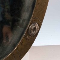 Arts and Crafts – Hand-Hammered Brass Mirror with Celtic Details (c.1900) - Thumbnail 5