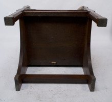 Liberty & Co. – Arts and Crafts Oak Armchair with Leather Cushion - Thumbnail 20