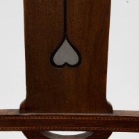 Arts & Crafts Side Chair with Ebony Pewter Inlays, probably Waring & Gillow - Thumbnail 11