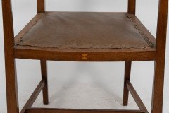 Liberty & Co., Attributed – Arts and Crafts Walnut Armchair with Heart Inlays - Thumbnail 13