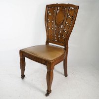 Arthur Heygate Mackmurdo for the Century Guild. An Important Art Nouveau Chair - Thumbnail 4