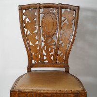 Arthur Heygate Mackmurdo for the Century Guild. Important Art Nouveau Chair - Thumbnail 7