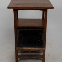 G. M. Ellwood for J. S. Henry. An Oak & Inlaid Coal Purdonium - Thumbnail 12