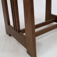 Wilhelm Schmidt Made by Prag-Rudniker. A Vienna Secession Oak Piano Stool - Thumbnail 12