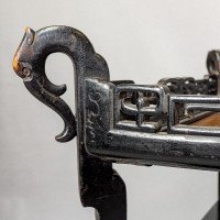 Aesthetic Movement Japanese Tea Trolley with River Scene Decoration - Thumbnail 12