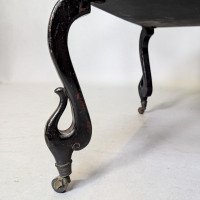 Aesthetic Movement Japanese Tea Trolley with River Scene Decoration - Thumbnail 19