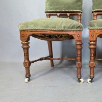 Charles Bevan Attributed for Marsh, Jones and Cribb – Gothic Revival Oak Chairs - Thumbnail 9