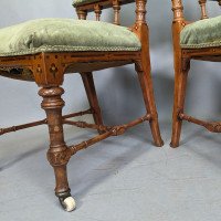 Charles Bevan Attributed for Marsh, Jones and Cribb – Gothic Revival Oak Chairs - Thumbnail 13
