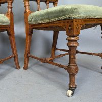 Charles Bevan Attributed for Marsh, Jones and Cribb – Gothic Revival Oak Chairs - Thumbnail 16