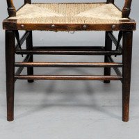 Philip Webb, attributed. Morris & Co., Rare Pair of Large Sussex Armchairs, Fully Restored - Thumbnail 17