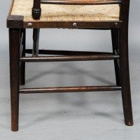 Philip Webb, attributed. Morris & Co., Rare Pair of Large Sussex Armchairs, Fully Restored - Thumbnail 19