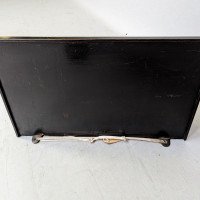 Aesthetic Movement – Ebonised Wall Shelf with Hand-Carved Floral Decoration - Thumbnail 11