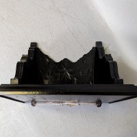Aesthetic Movement – Ebonised Wall Shelf with Hand-Carved Floral Decoration - Thumbnail 12