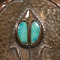 Jesson Birkett, Attributed – Arts and Crafts Copper Fireside Log Box and Seat - Thumbnail 15