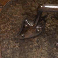 Jesson Birkett, Attributed – Arts and Crafts Copper Fireside Log Box and Seat - Thumbnail 22