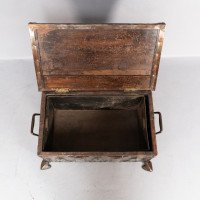 Jesson Birkett, Attributed – Arts and Crafts Copper Fireside Log Box and Seat - Thumbnail 30