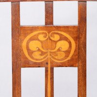 Joseph Maria Olbrich, attributed. Art Nouveau Inlaid Side Chair - Thumbnail 10
