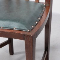 Joseph Maria Olbrich, attributed. Art Nouveau Inlaid Side Chair - Thumbnail 11