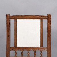 Bruce Talbert (1838-1881) Probably for Gillows of Lancaster & London. A Set of Eight English Aesthetic Movement Walnut Dining Chairs - Thumbnail 13