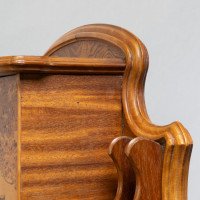 Emile Galle. An Art Nouveau Walnut Writing Desk with Exceptional Inlaid Scenery - Thumbnail 12