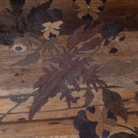 Emile Galle. An Art Nouveau Walnut Writing Desk with Exceptional Inlaid Scenery - Thumbnail 25