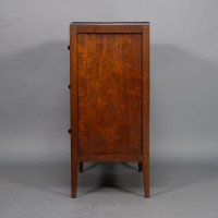 Betty Joel, attributed. Arts & Crafts Oak Tallboy & Matching Petite Chest of Drawers - Thumbnail 16
