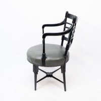 E. W. Godwin for William Watt. An Anglo-Japanese Old English or Jacobean Armchair - Thumbnail 4