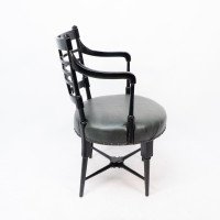 E. W. Godwin for William Watt. An Anglo-Japanese Old English or Jacobean Armchair - Thumbnail 8