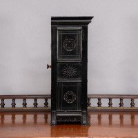 Lewis Foreman Day. Made by Howell & Sons. An Aesthetic Movement Ebonized Clock - Thumbnail 6