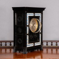 Lewis Foreman Day. Made by Howell & Sons. An Aesthetic Movement Ebonized Clock - Thumbnail 10