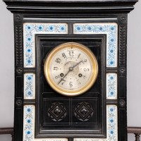 Lewis Foreman Day. Made by Howell & Sons. An Aesthetic Movement Ebonized Clock - Thumbnail 11