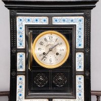 Lewis Foreman Day. Made by Howell & Sons. An Aesthetic Movement Ebonized Clock - Thumbnail 12