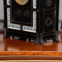 Lewis Foreman Day. Made by Howell & Sons. An Aesthetic Movement Ebonized Clock - Thumbnail 14
