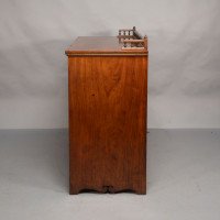 Bruce Talbert. Gillows & Co., a Rare Aesthetic Movement Walnut Chest of Drawers - Thumbnail 4