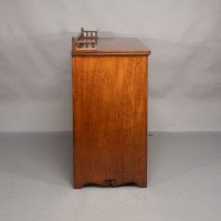 Bruce Talbert. Gillows & Co., a Rare Aesthetic Movement Walnut Chest of Drawers - Thumbnail 6