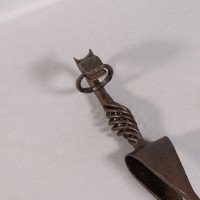 Aesthetic Movement. French. An Exceptional Pair of Hand Wrought Iron Fire Dogs - Thumbnail 28