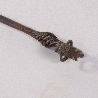 Aesthetic Movement. French. An Exceptional Pair of Hand Wrought Iron Fire Dogs - Thumbnail 31